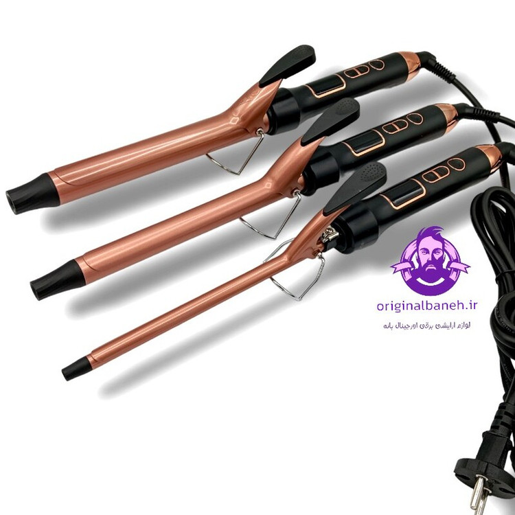 ست کامل فرکننده حرفه ای فرکننده فلیپس اصل هلند در سه سایز Philips 6045 salon دستگاه کاملا حرفه ای برای سالن ها و خا