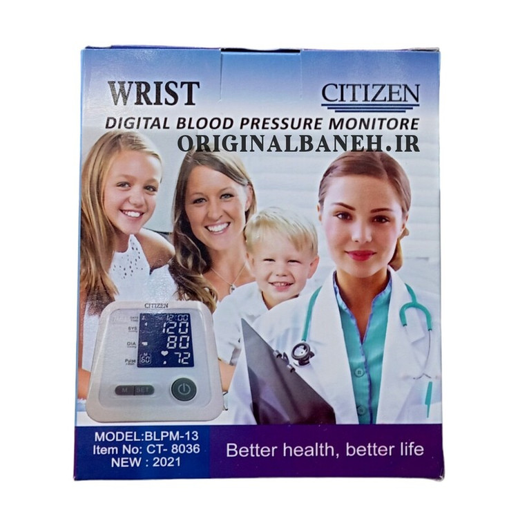 دستگاه فشار خون دیجیتالی رنگی سخنگو مارک سی تی زنCITIZEN ct-8036 دستگاه فشار خون دیجیتالی رنگی سخنگو سی تی زن مارک سی