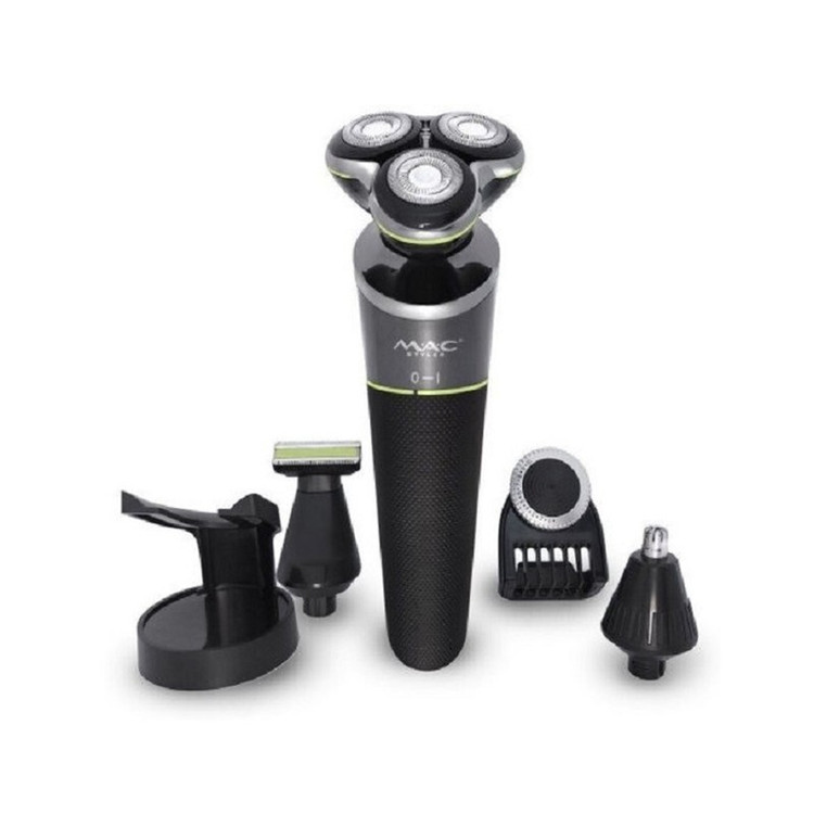 ماشین اصلاح مک استایلر MAC-8819 اصلی و اورجینال شرکتی ریش تراش و خط زن و دماغ زن حرفه ای همه کارها دریک دستگاه دارای