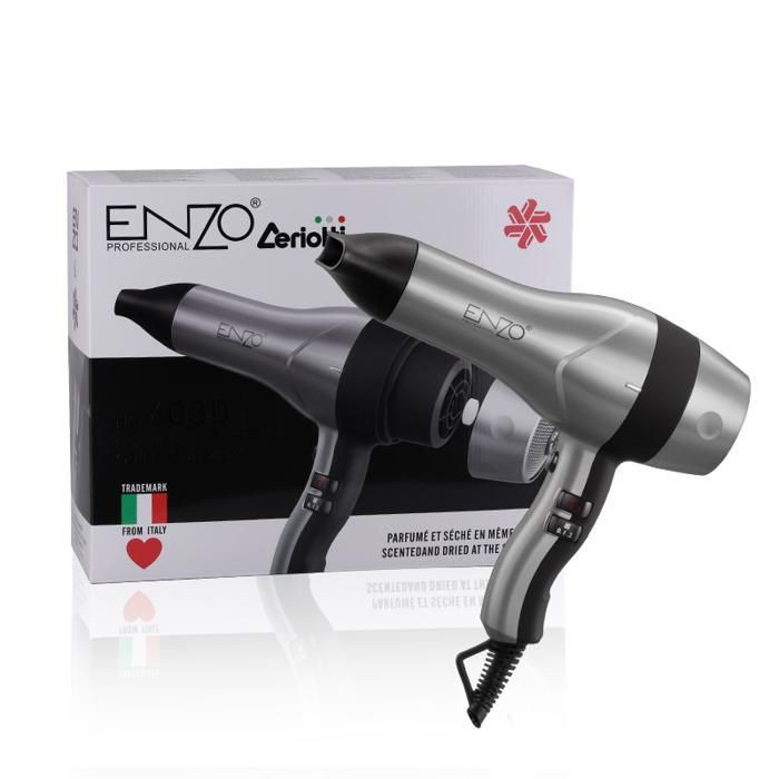 سشوار انزو ایتالیا فعال کننده عطر، فناوری درخشندگی درخشان، یون های منفی ENZO PROFESSIONAL ITALY6030