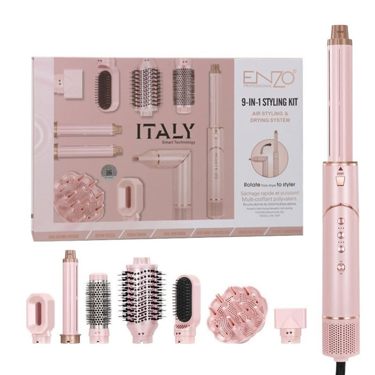 سشوار حالت دهنده مو انزو ایتالیا ENZO PROFESSIONAL ITALY 755P V8