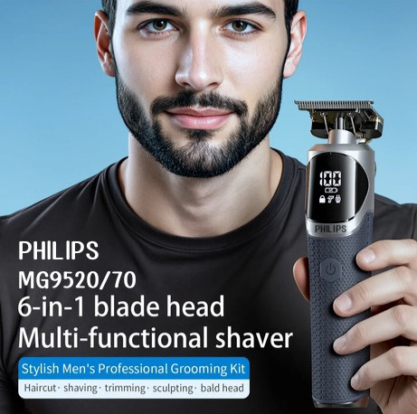 ست ماشین اصلاح سر و صورت بدن ضداب PHILIPS PROFESSIONAL 9520/70
