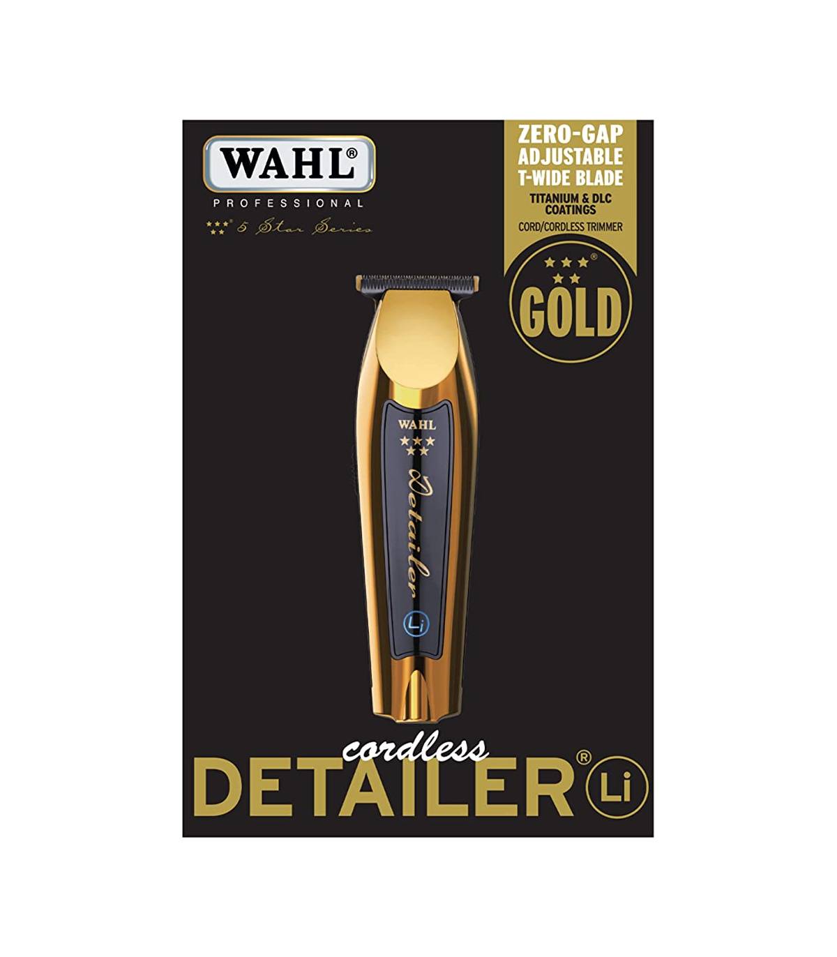 خط زن و صفر زن ،فید زن وال دیتایلرگلد             WAHL  DETAILR  Li Gold     مدت کار دهی 100 دقیقه